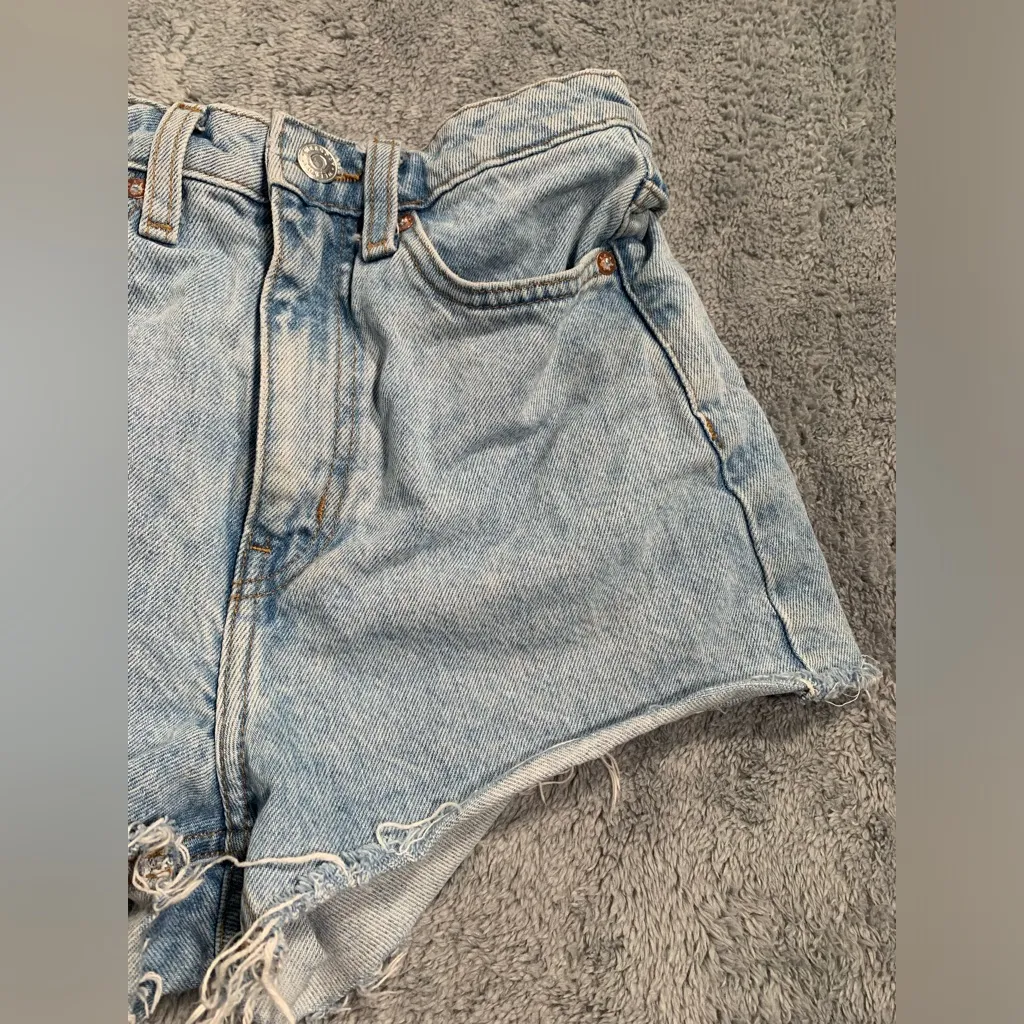 Weekday Rowe denim shorts 24 - Image 3