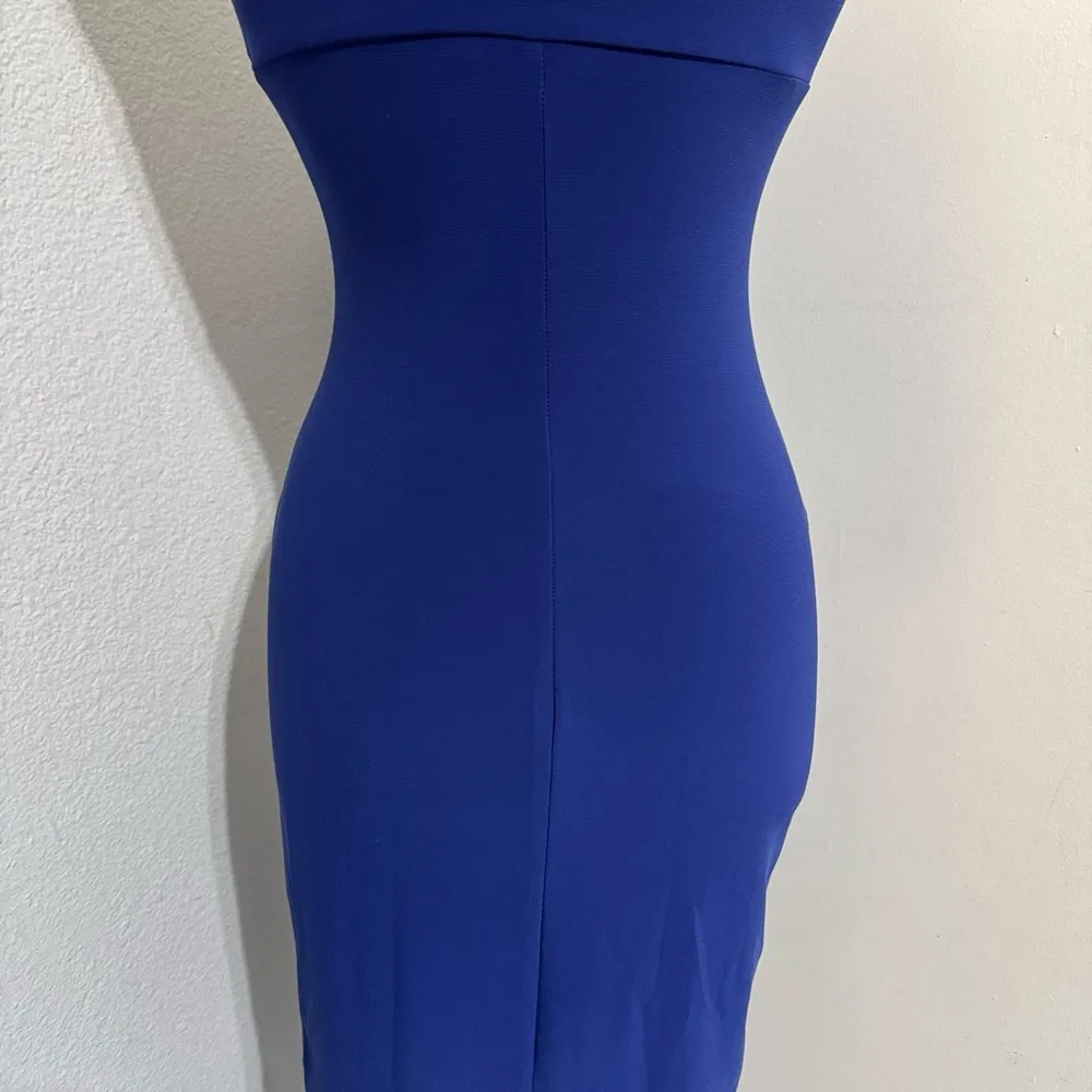 American Living Women Elegant Blue Cap Sleeve‎ Formal Stretchy Dress Size 2 - Image 8