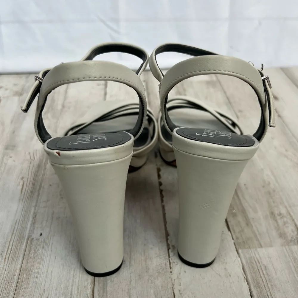 Franco Sarto Damilis Platform Sandal in Stone Size 9 - Image 6