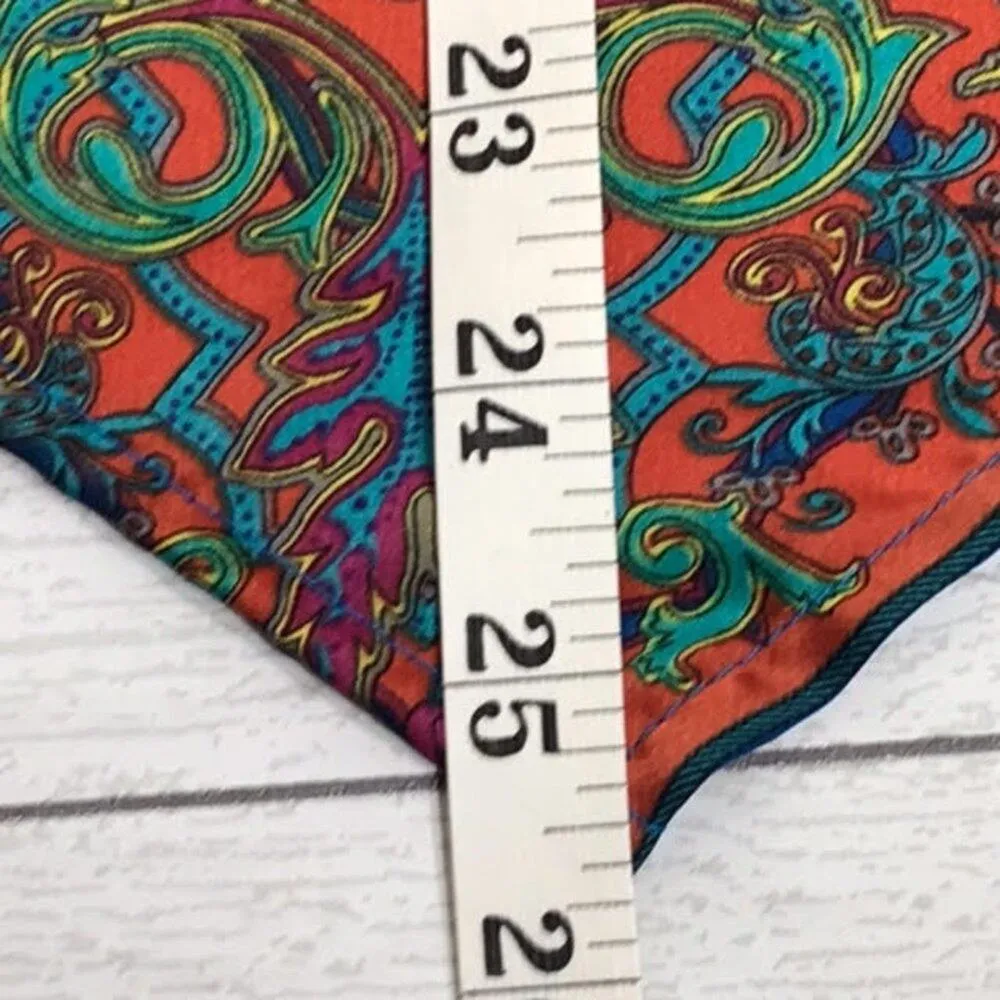 Flying Tomato Paisley Print Bandana Bohemian Racerback Tank Top Size Small - Image 7