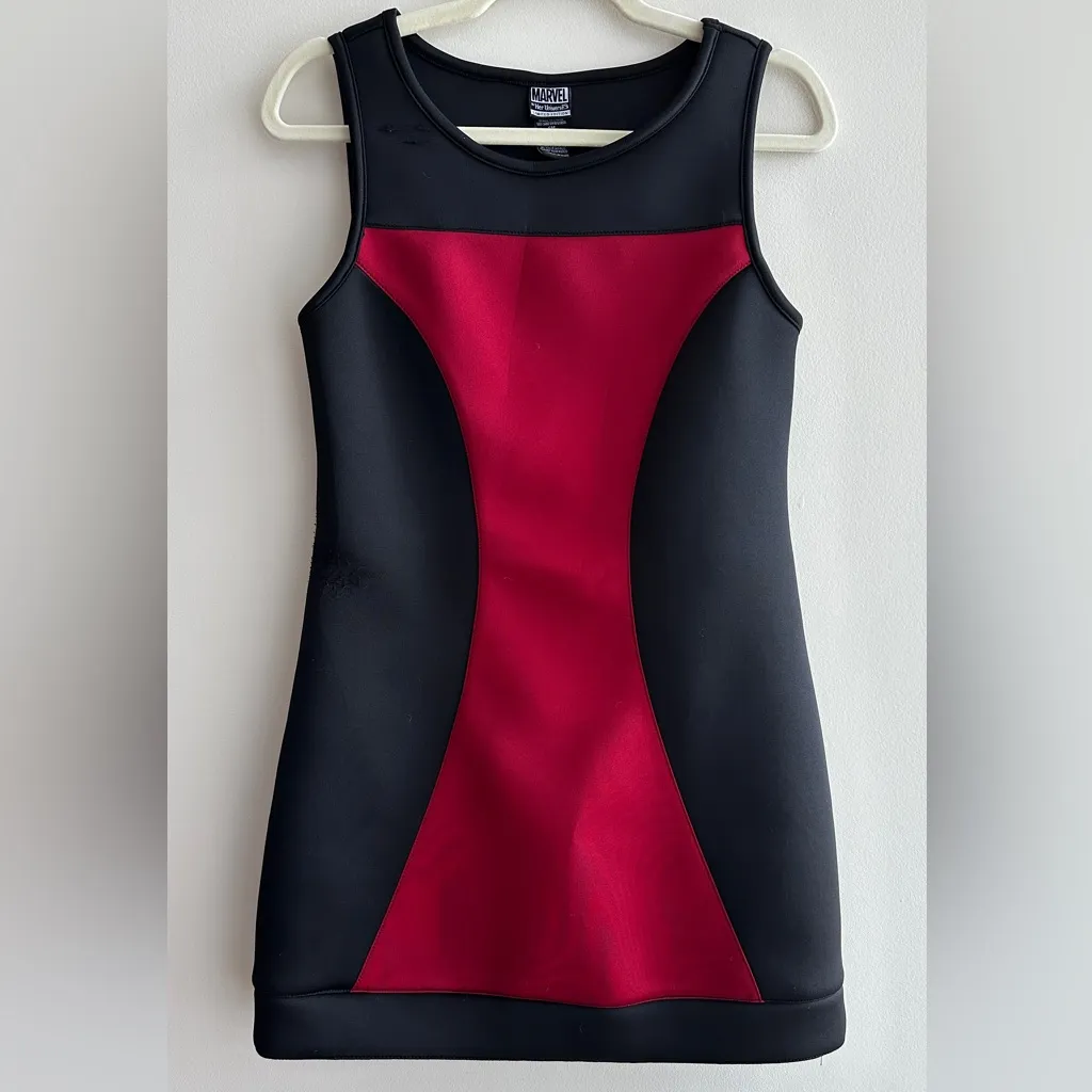 Marvel By Her Universe Black Widow Dress, Red and Black Dress, Size SM - Image 2