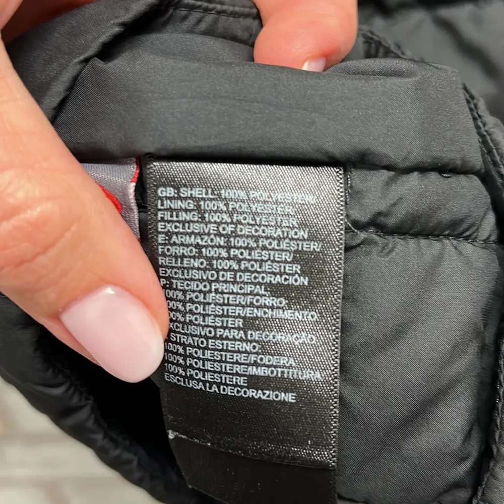The North Face Black Thermoball ECO Primaloft Quilted Jacket XS Lightweight - Image 8