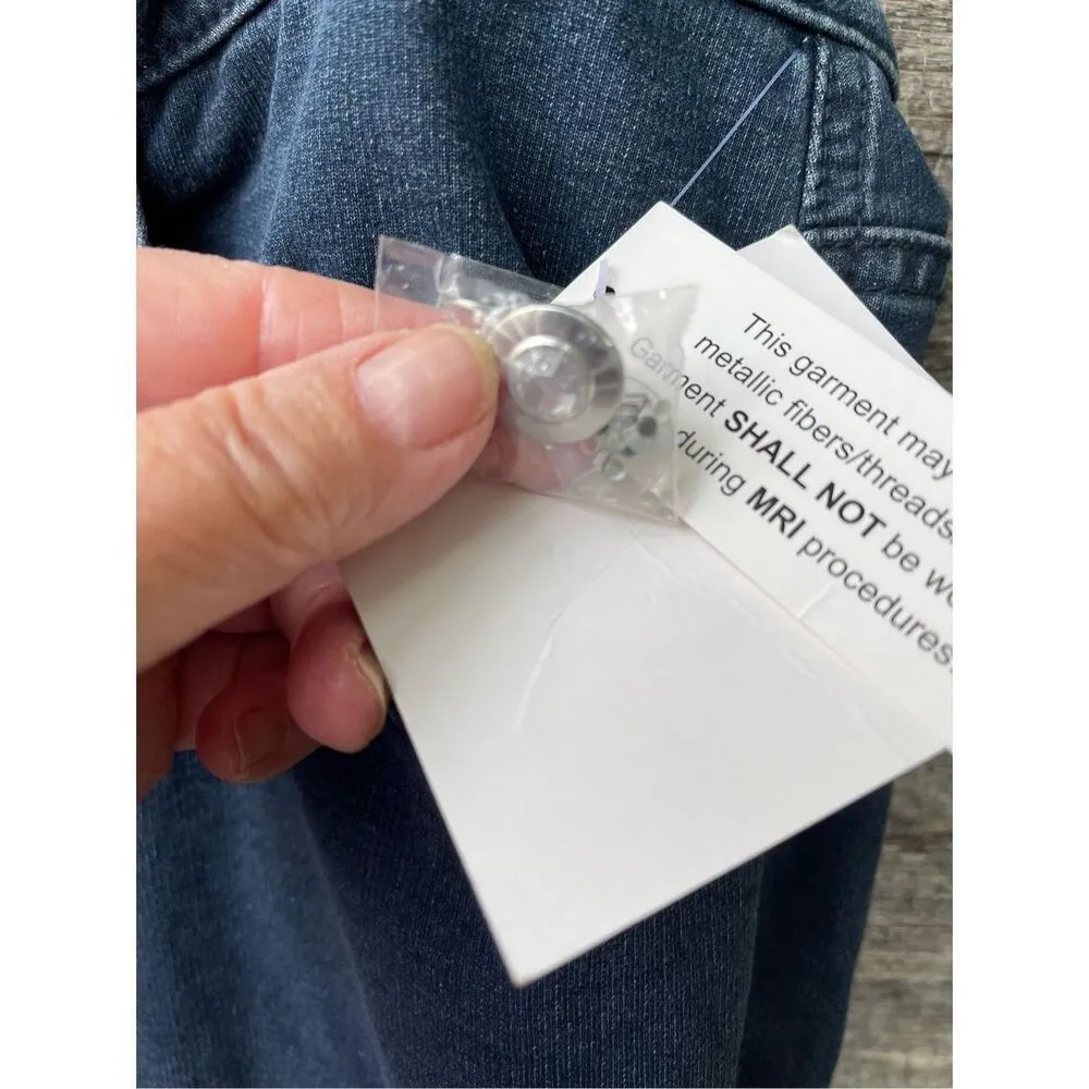 NWT Dream Jeans by Quaker Factory size 24W straight leg. Blue - Image 4