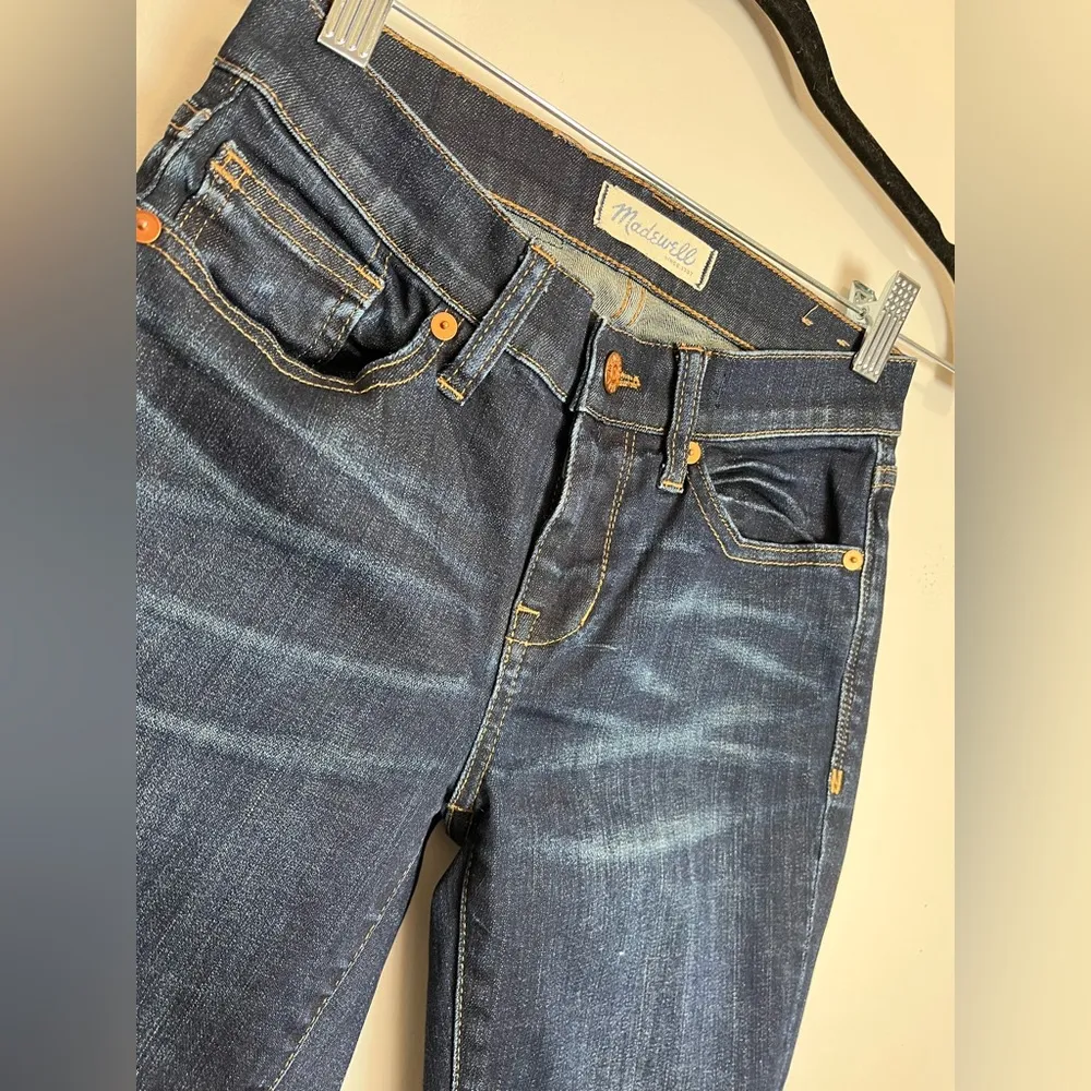MADEWELL Skinny Denim Jeans Women’s Pants Dark Wash Sz 24x29 NWOT - Image 2