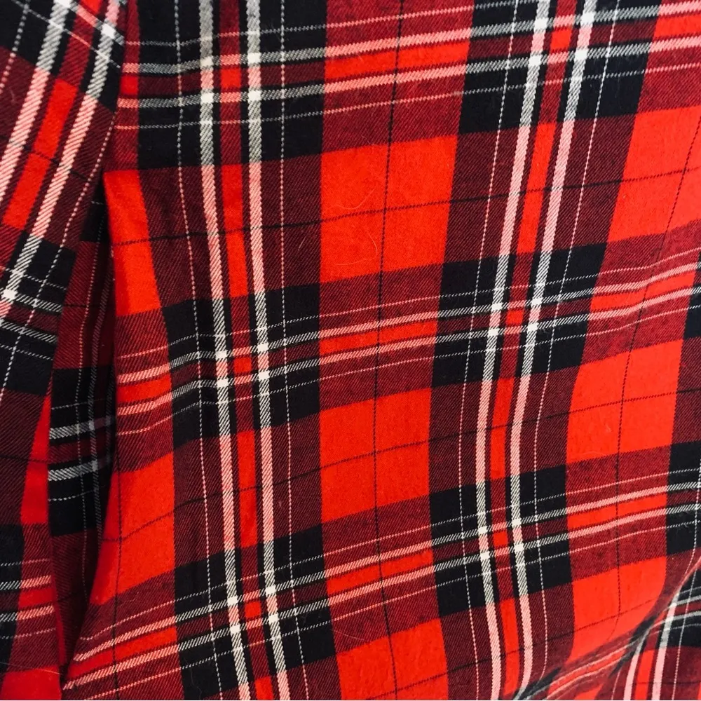 ZARA TRAFALUC Flannel Tunic Dress Sz: M - Image 4