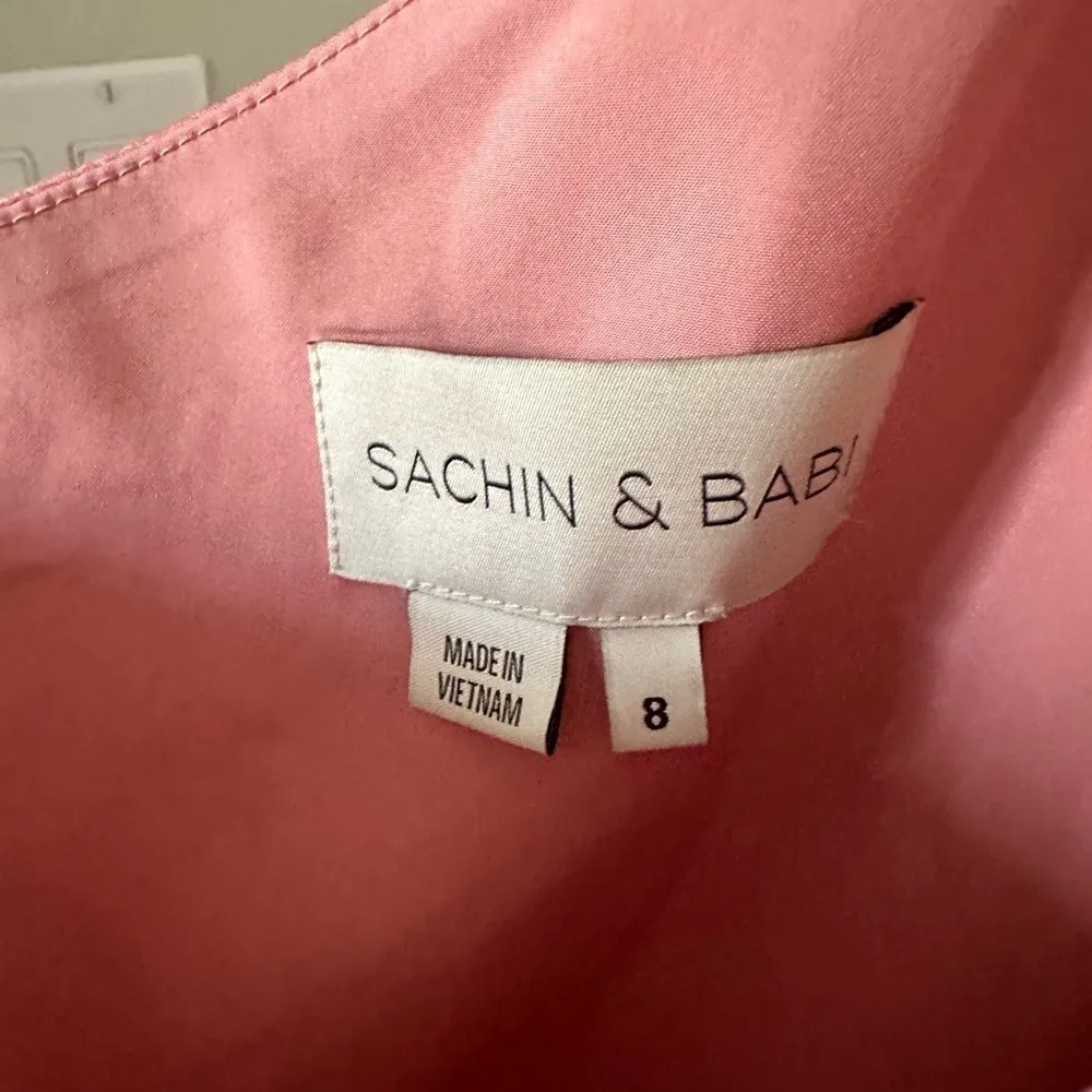 Sachin & Babi Chelsea Crinkle Satin One-Shoulder Gown - Image 13