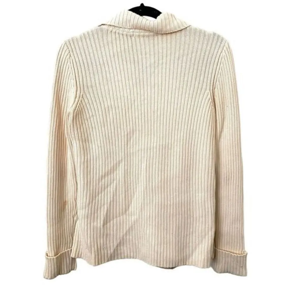 SIGRID OLSEN Leather Detailed Sweater‎ - Image 2