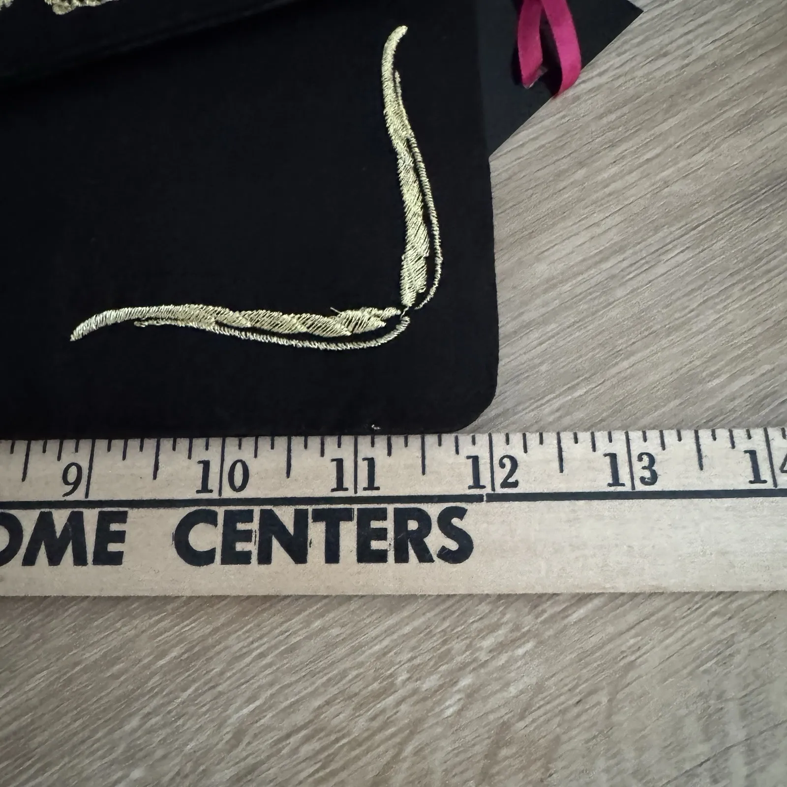 Simply Be Black Gold Embroidered Heels Clutch‎ Set Womens 7 Party Wedding Guest - Image 14