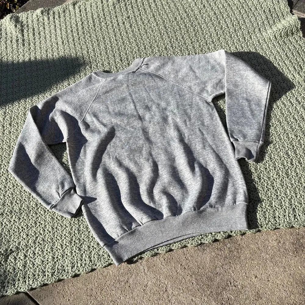 Vintage Tultex Blank Raglan 80s Acrylic Blend USA Crewneck Sweatshirt
Tagged L - Image 2