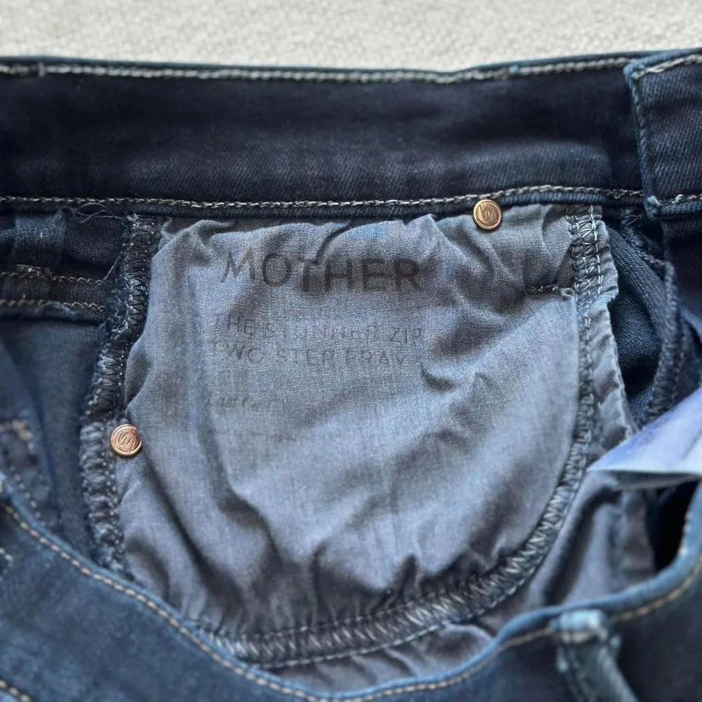 Mother The Stunner Zip Two Step Fray in Last Call, Size 27 - Image 5