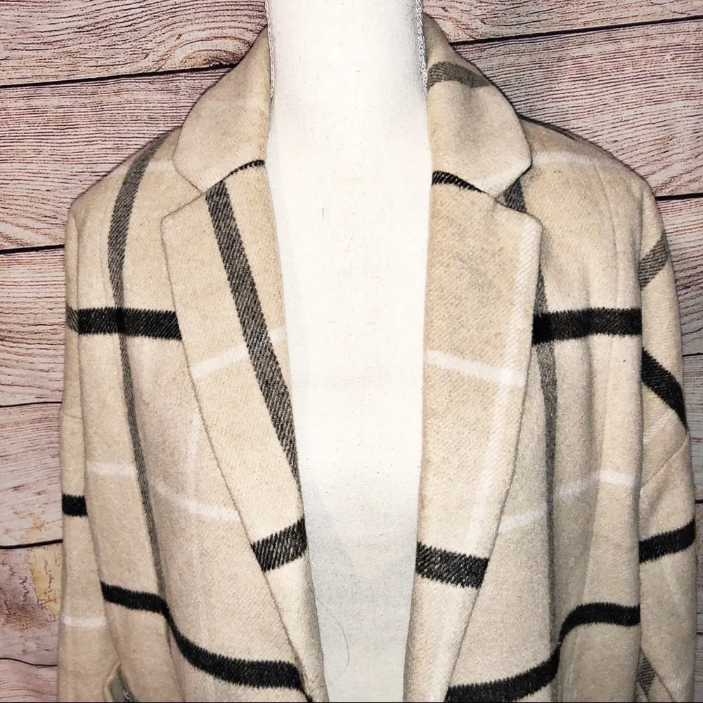 dRA LOS ANGELES Women's Sarah Plaid Coat Size XS - Image 2