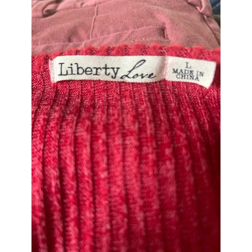 Liberty Love Knitted Casual Button Down Dress with Long Sleeves Large - Image 5