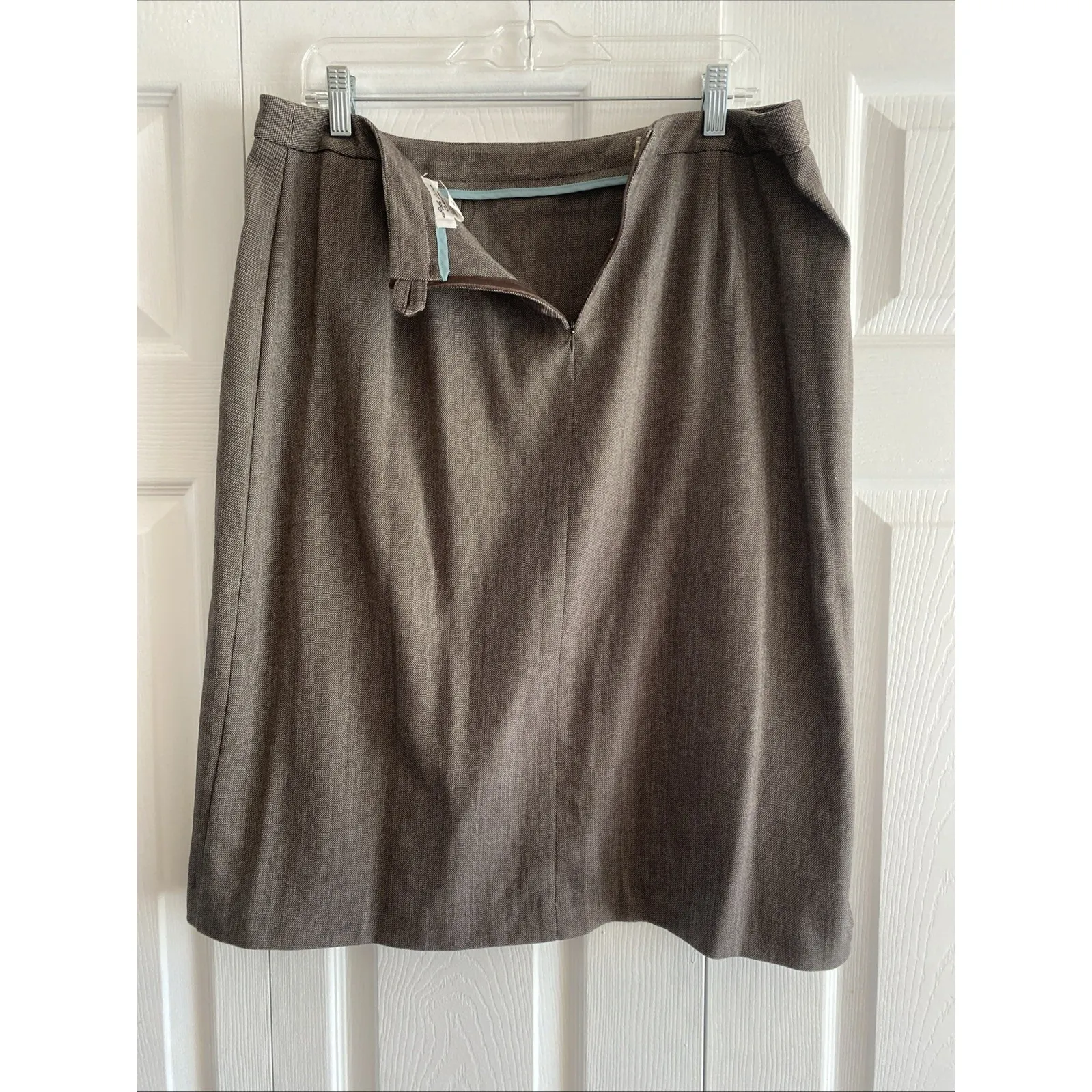 Roth LeCovan California 16 Brown Skirt Academia Size 16P - Image 4