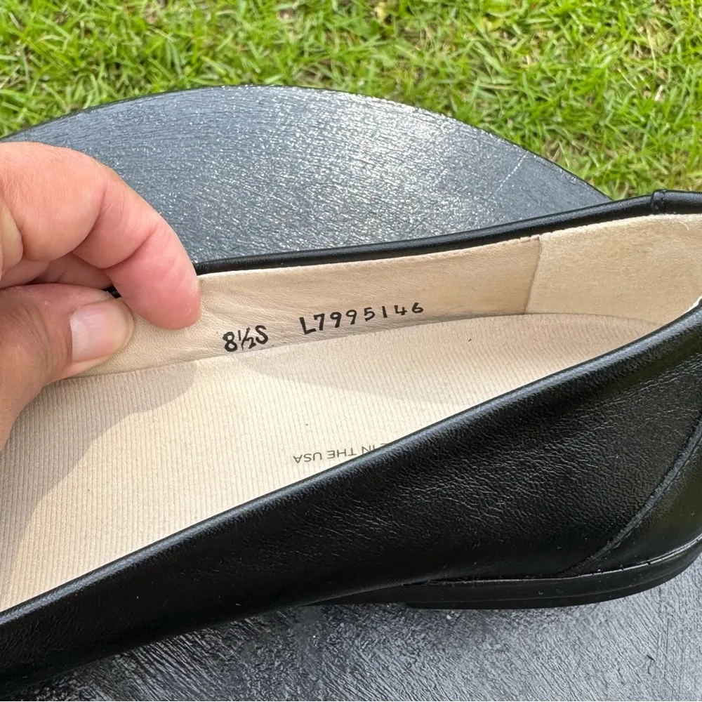 SAS Scenic Ballet Flats Black Size 8 1/2 Slim Walking Made In USA - Image 8