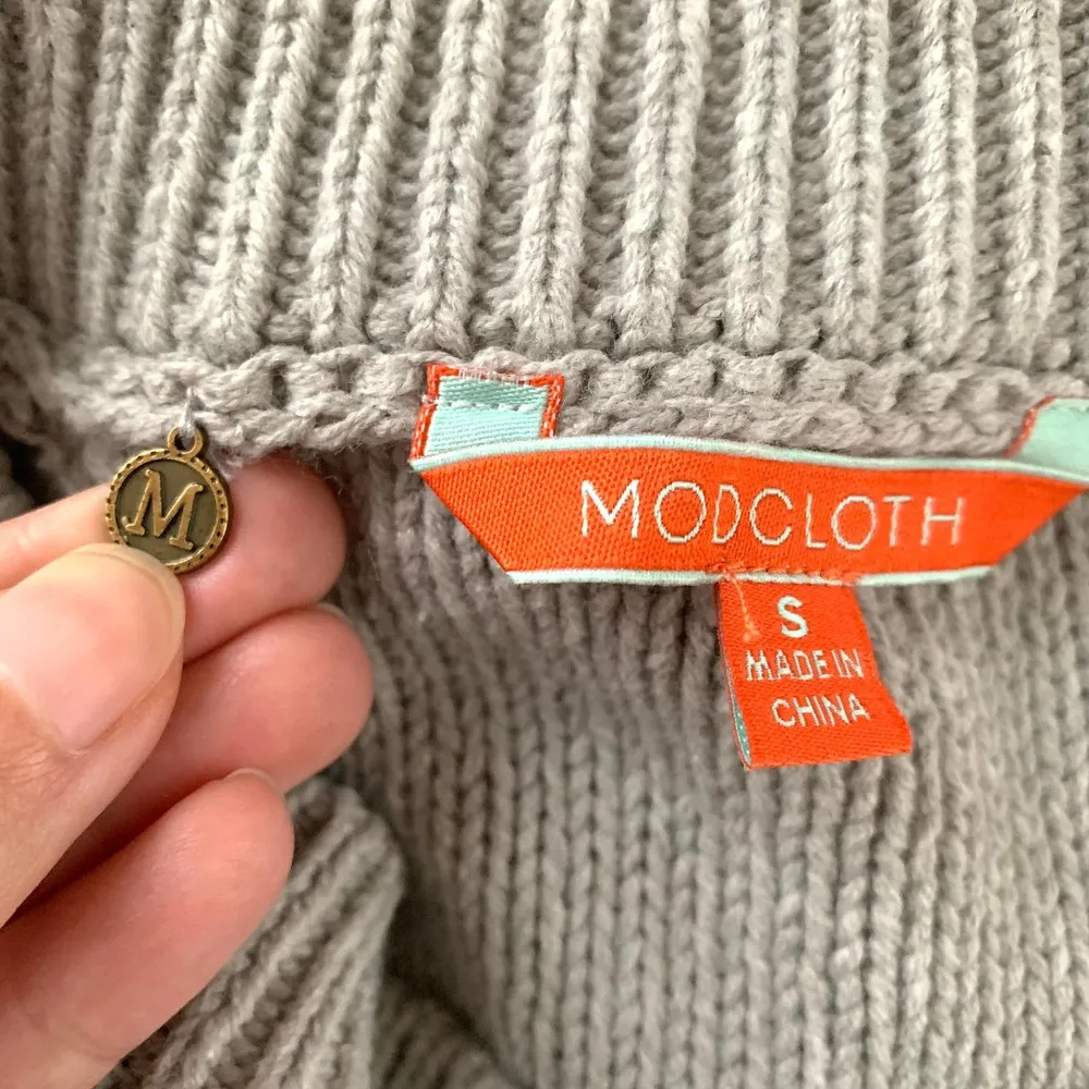 3/$15 Modcloth Critter Credibility Mouse Sweater in Gray *Please Read* - Image 10