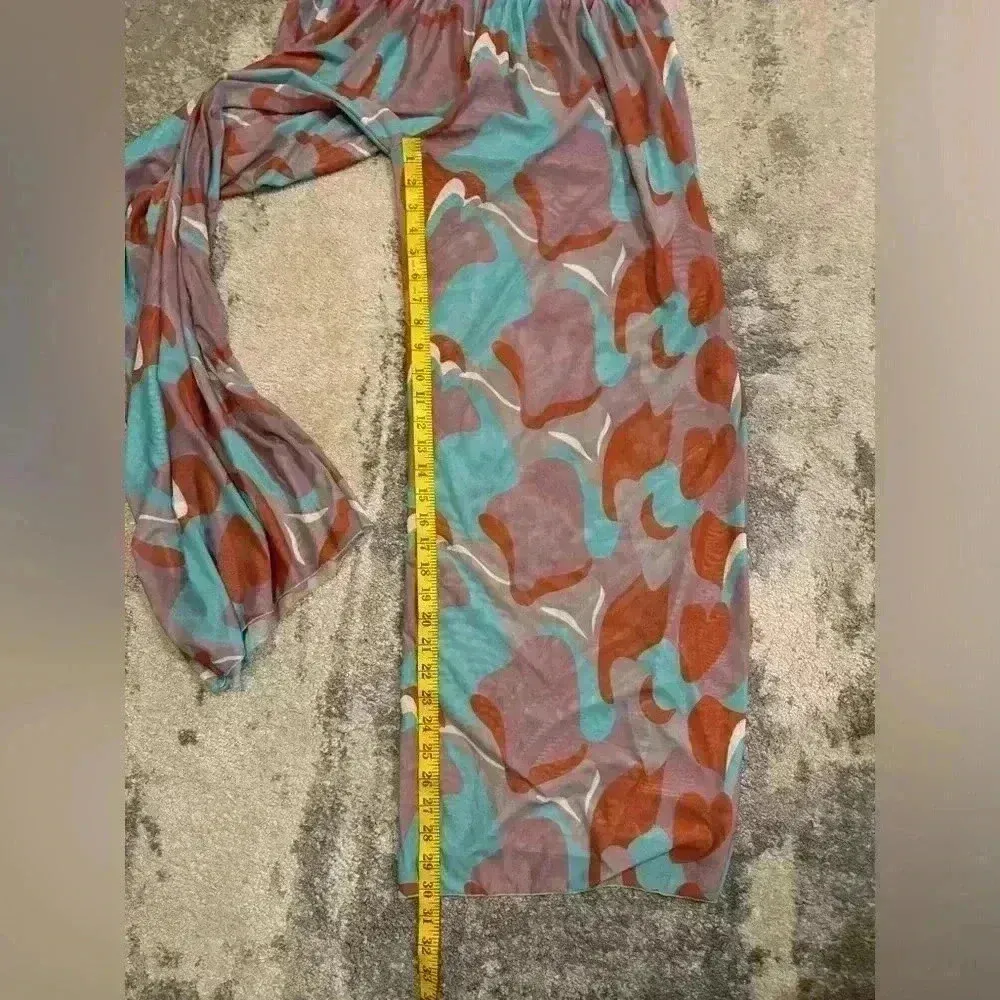 Women’s Purple&Teal See Through Pants Purple Size L - Image 7