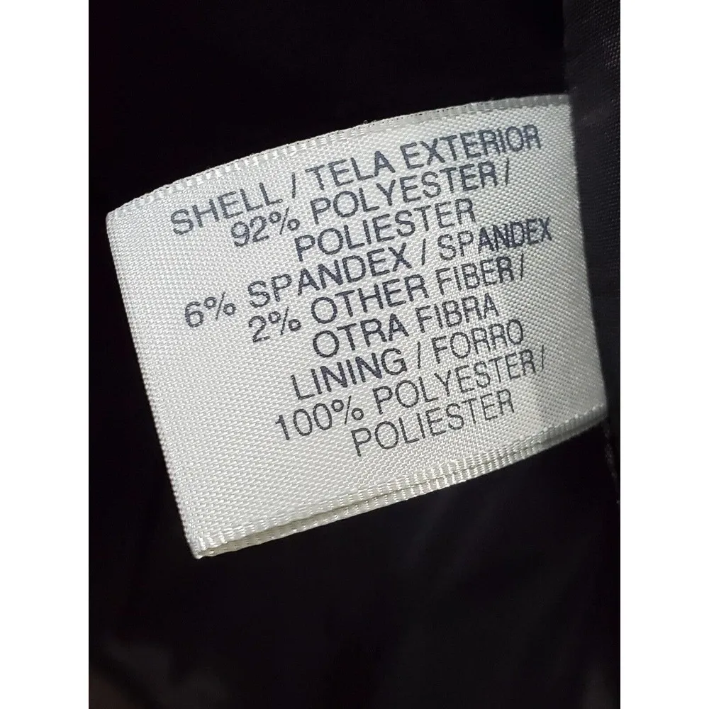 Worthington Women's Brown Polyester Single Breasted Jacket & Pant 2 Pc Suit 16 - Image 9