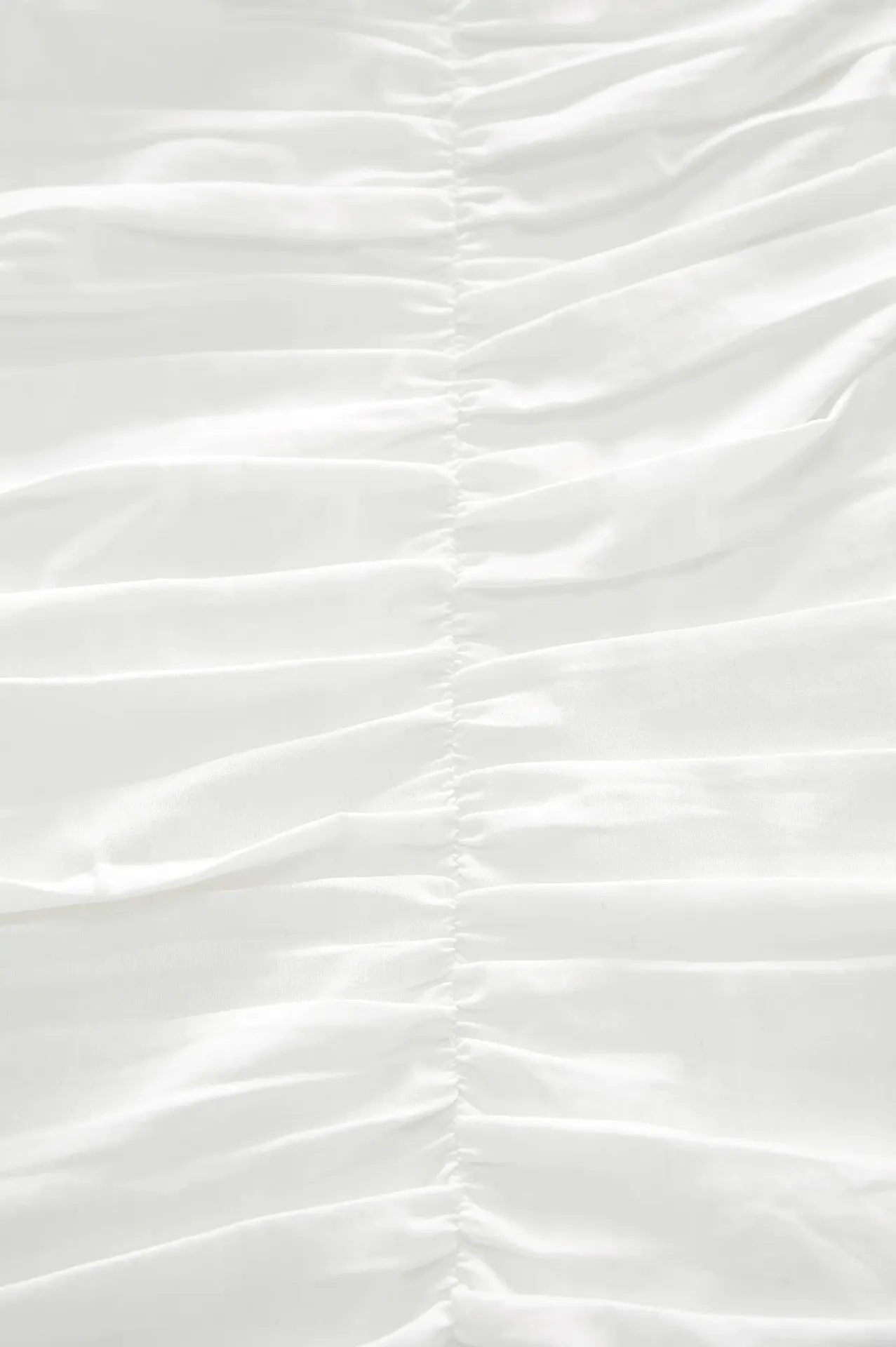 NWT  Mini Dress W Draped Detail Vanilla White - Image 5