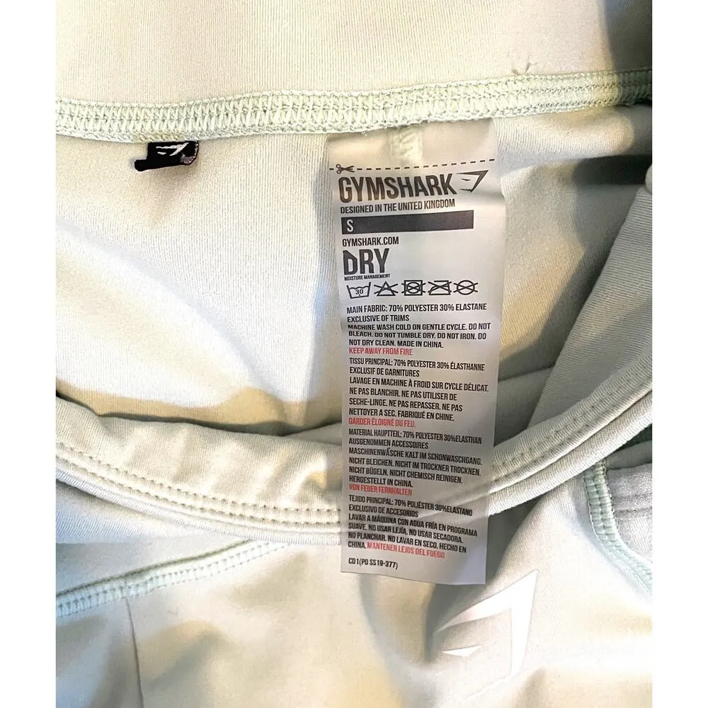 Athleta Floral Mesh Pocket Leggings White Blue Purple Size - Image 5