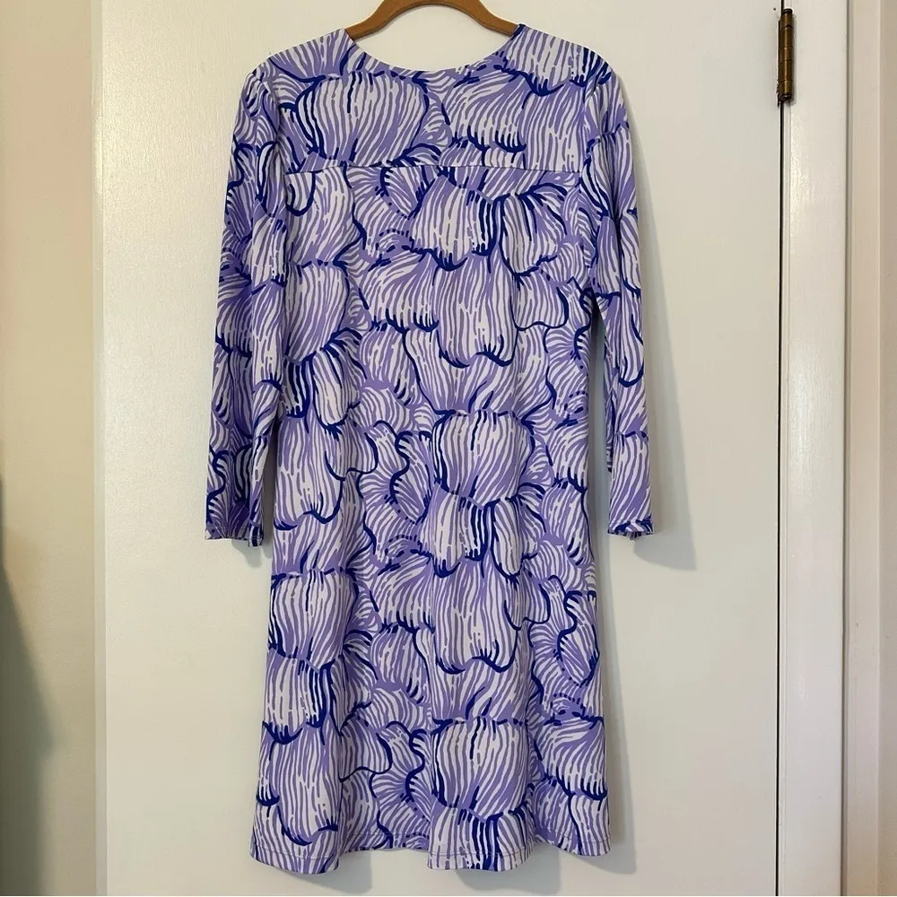 Lilly Pulitzer Bordeaux Beaded House of Nemo Printed Dress - Image 3