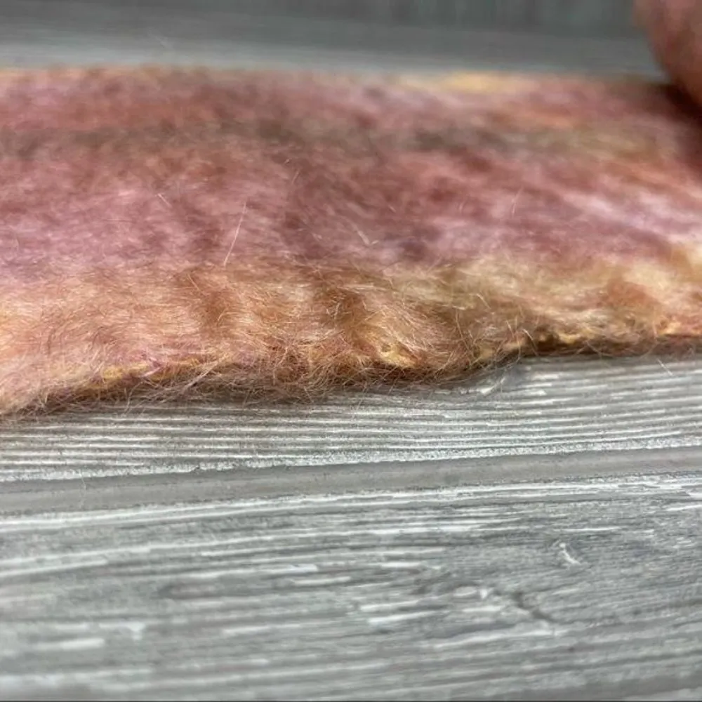 Craig de creidhe mohair scarf warm natural colors winter accessories Brown - Image 7