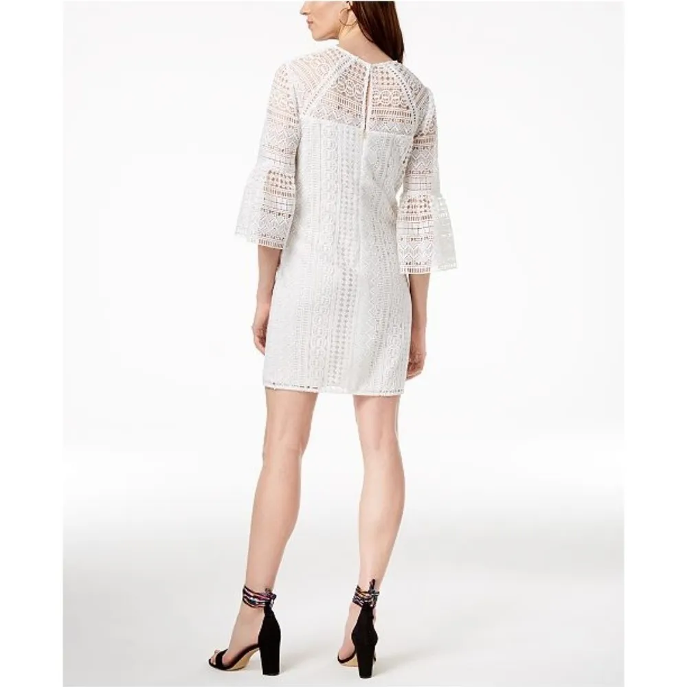 💕TRINA TURK💕 Lace Crochet Bell Sleeve Dress NWT - Image 3