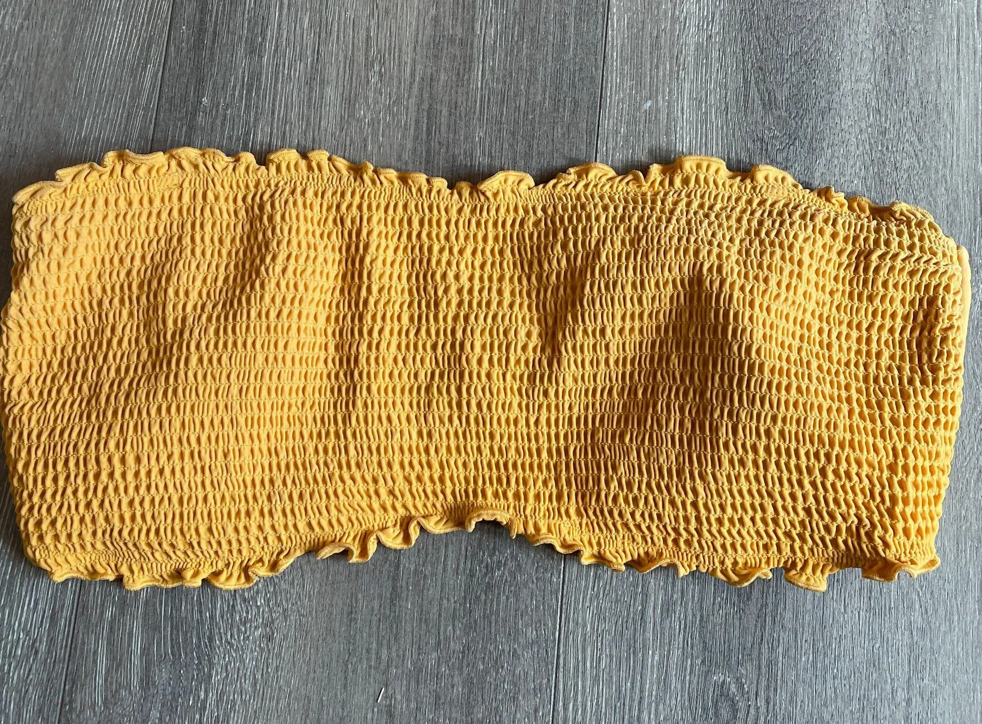 Yellow Bandeau Bikini - Image 2