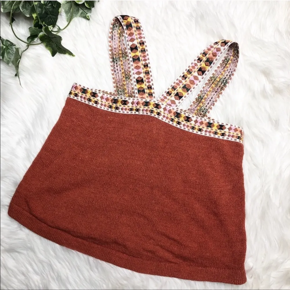 NWT Madewell Embroidered Swing Sweater Tank Small - Image 2