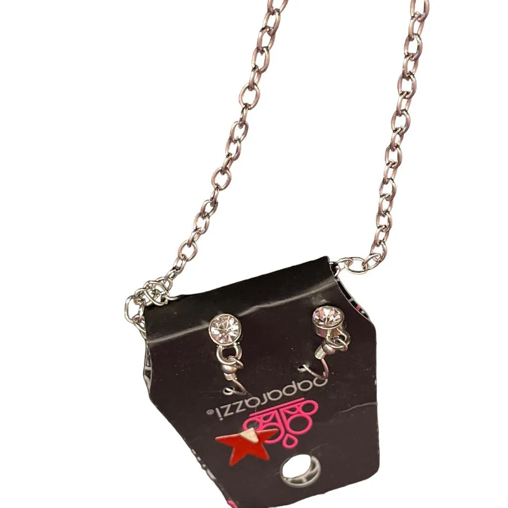 Paparazzi Rose Gold Heart Key‎ Pendant Necklace Romantic Jewelry Gift R-75 - Image 3