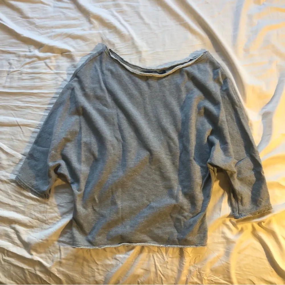 All Saints Ren Sweat Assymetrical Sweatshirt Top Small - Image 5