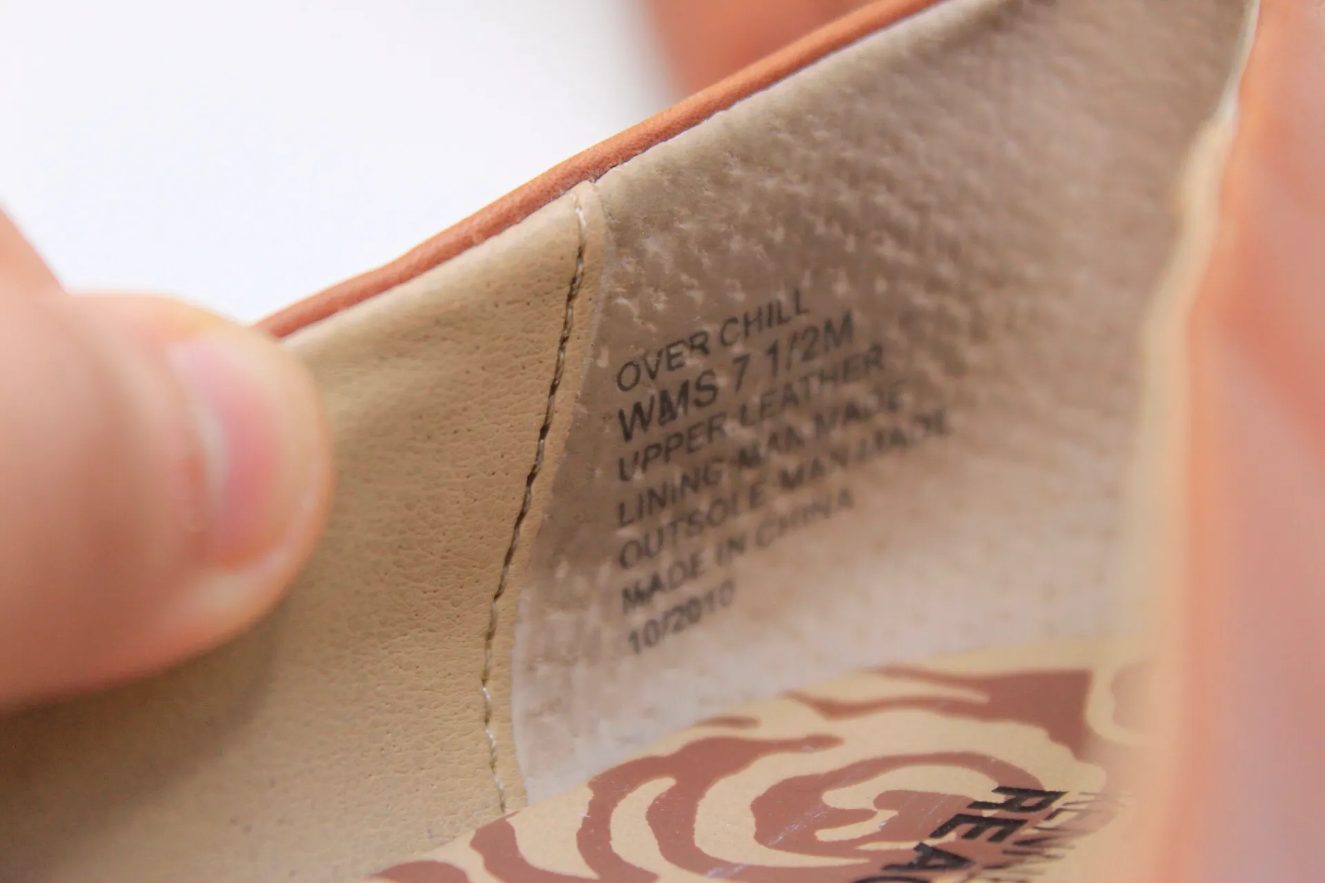 | Brown Leather Floral Wedge Peep Toe - Image 9