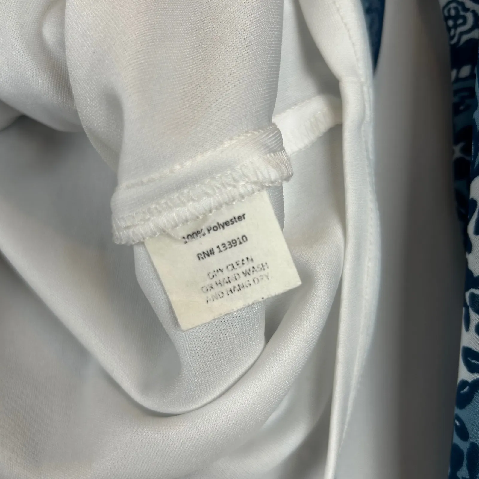 Show Me Your Mumu Blue Paisley Print Bailey Back Tie Romper Long Sleeve XS - Image 4