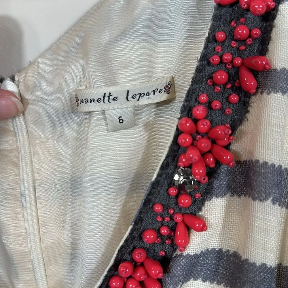 Nanette Lepore Anthropologie Floral As Seen On Celebrity Women Dress Size 6 - Image 4