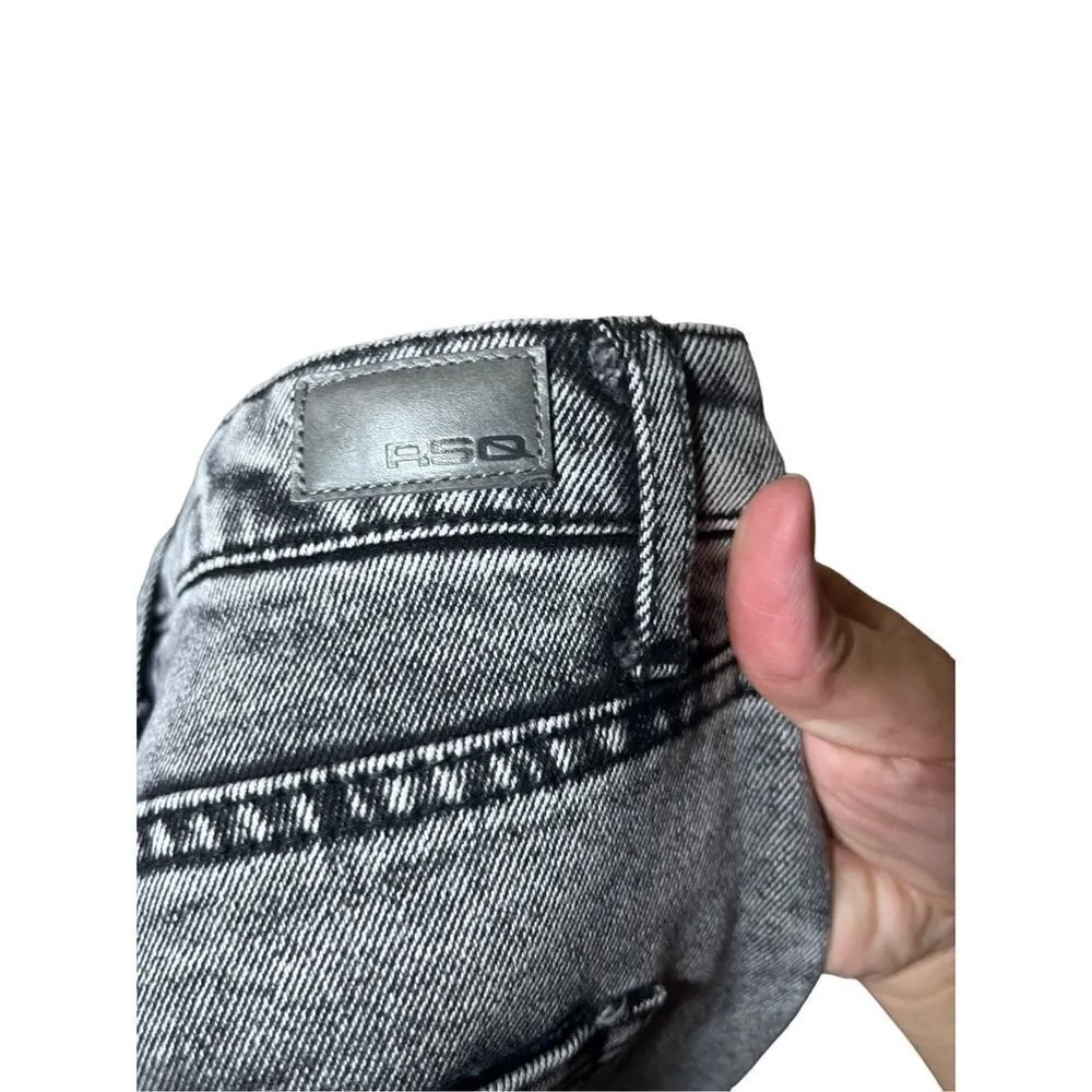 RSQ High Rise‎ Straight Leg Acid Wash jeans Size 24 - Image 5