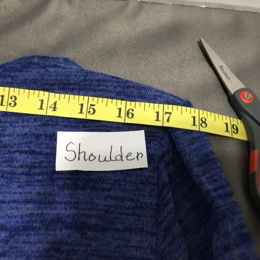 Pure‎ Essence Womens Solid Blue V - Image 8