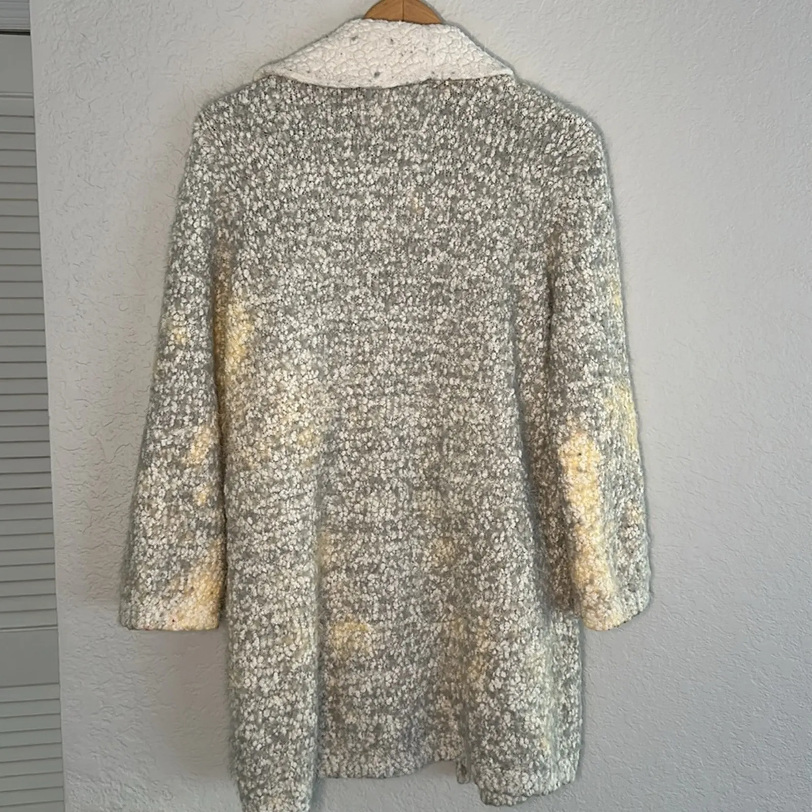 Abercrombie & Fitch Cozy Cardigan Sleepwear Robe Heavy Fuzzy Hygge Grandma - Image 5