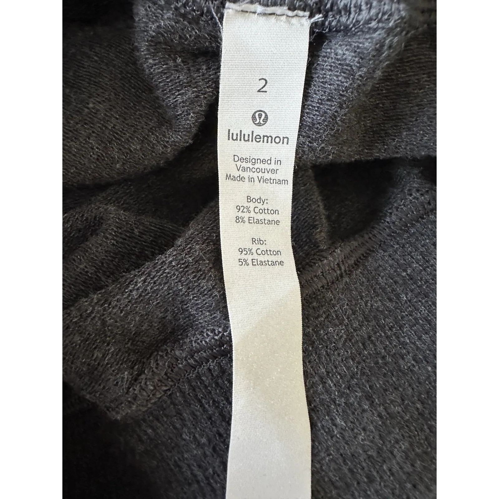 Lululemon Start Anew Skirt ‎ Heathered Grey Cotton Elastane Ribbed Sides Size 2 Gray - Image 4