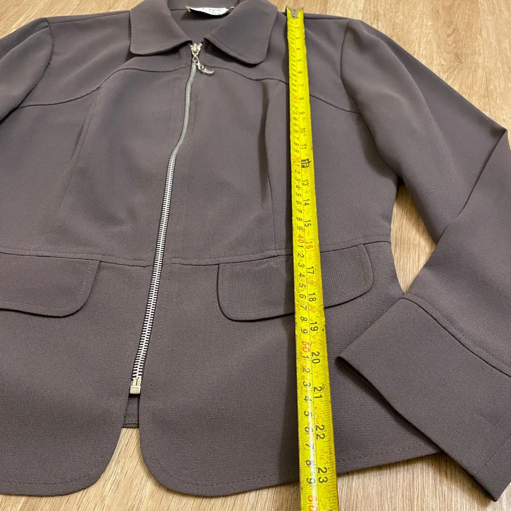 CDC Women's Chocolate Brown Blazer Size 6 - Image 3