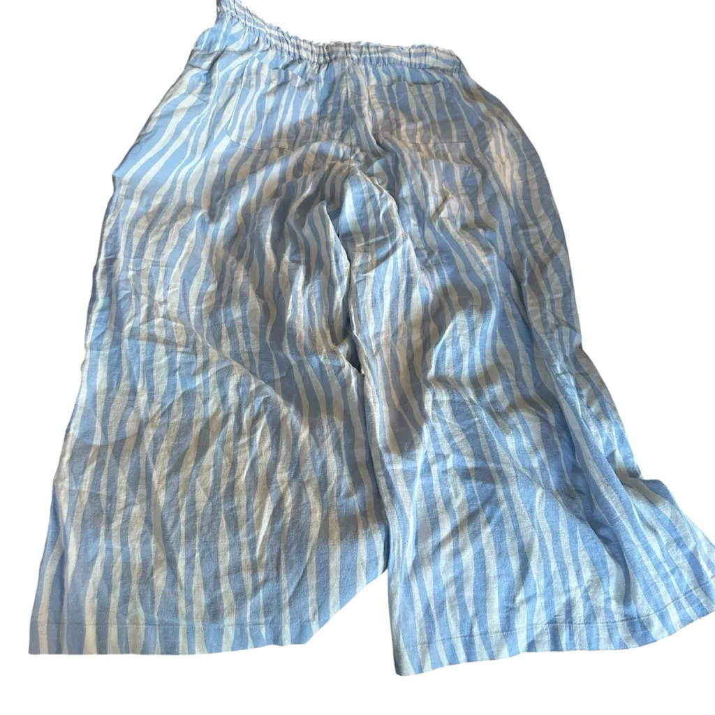 Ava & Viv  Light Blue and White Pants - Image 2