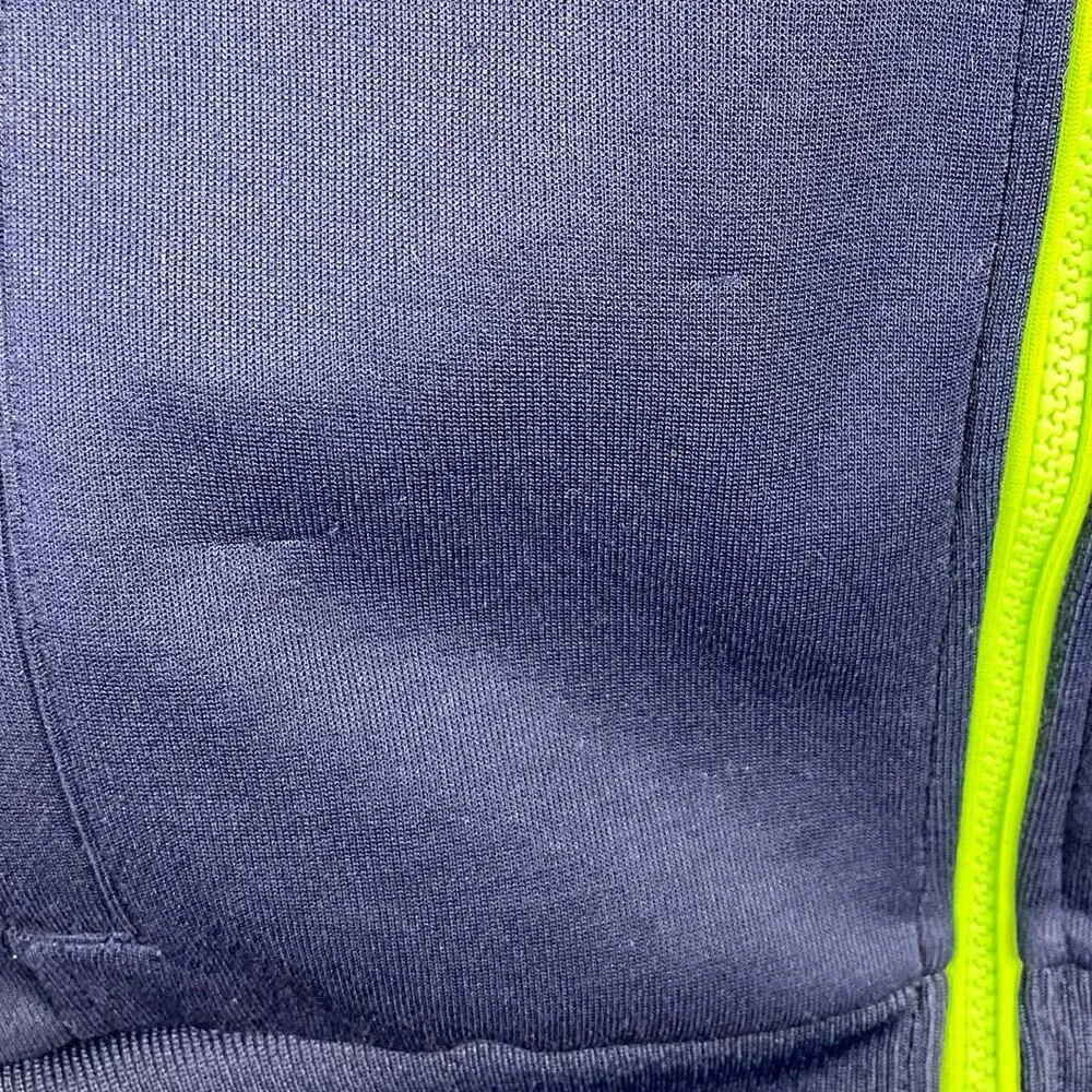 Ralph Lauren Active Womens Large Blue Green Crest Zip Up Track Jacket Logo Crest - Image 11