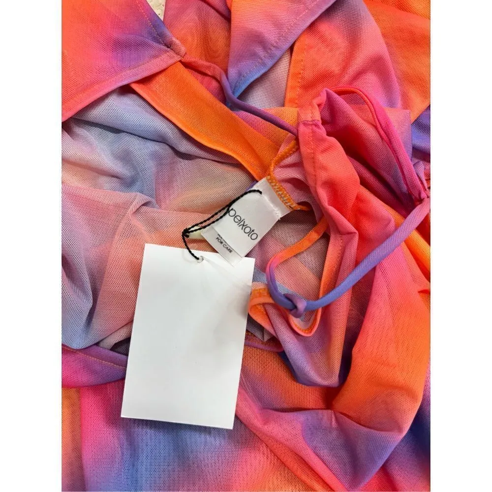 Peixoto Mystic Mellow Arya Dress Beach Cover Up Sleeveless Size Medium NEW Orange - Image 7