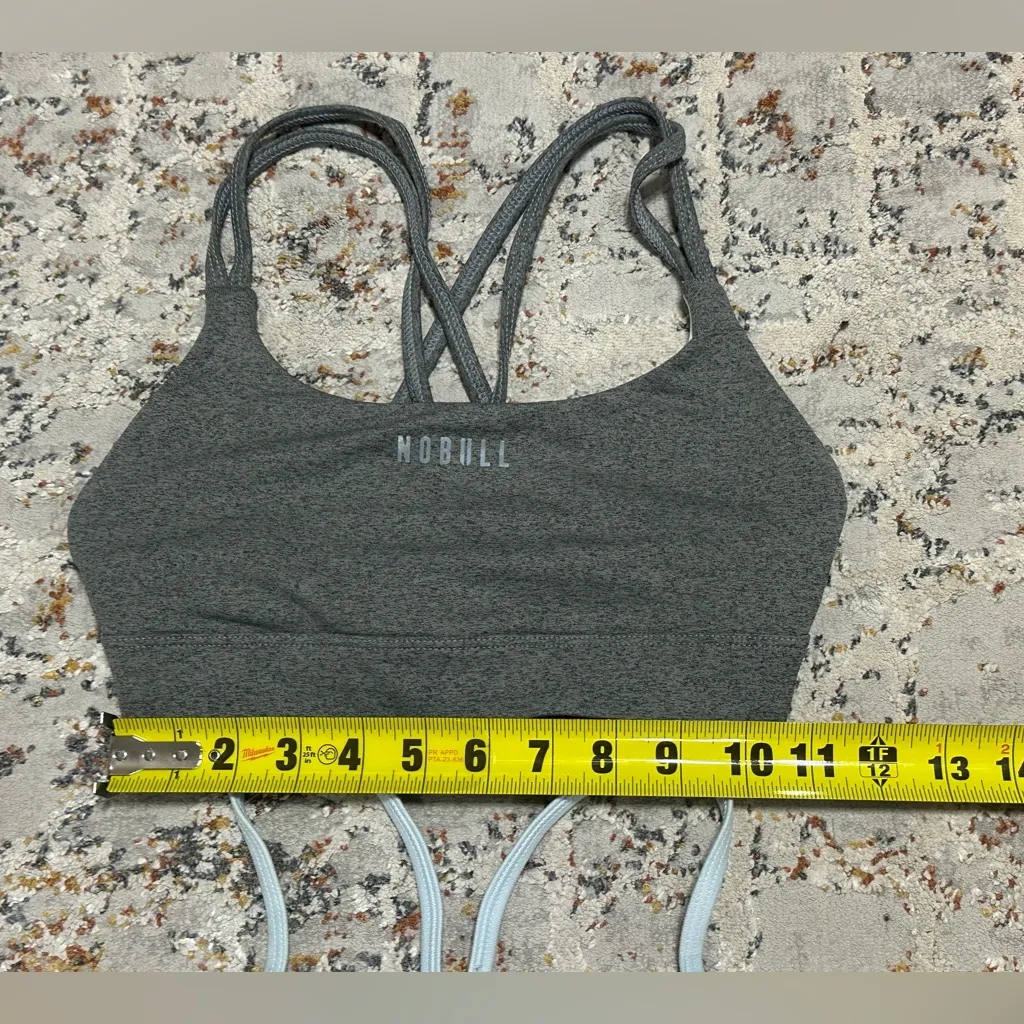 2 NO BULL Sports Bras Size Small blue & gray bundle - Image 6