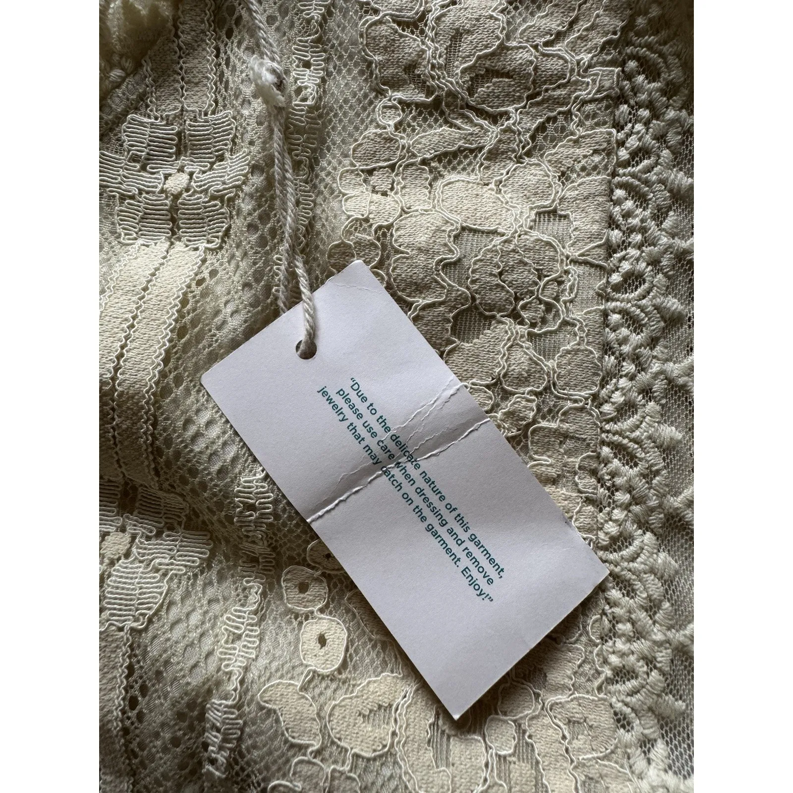 Sundance Embroidered Sleeveless Tank Top Embroidered Lace Size Small Peasant NWT - Image 7