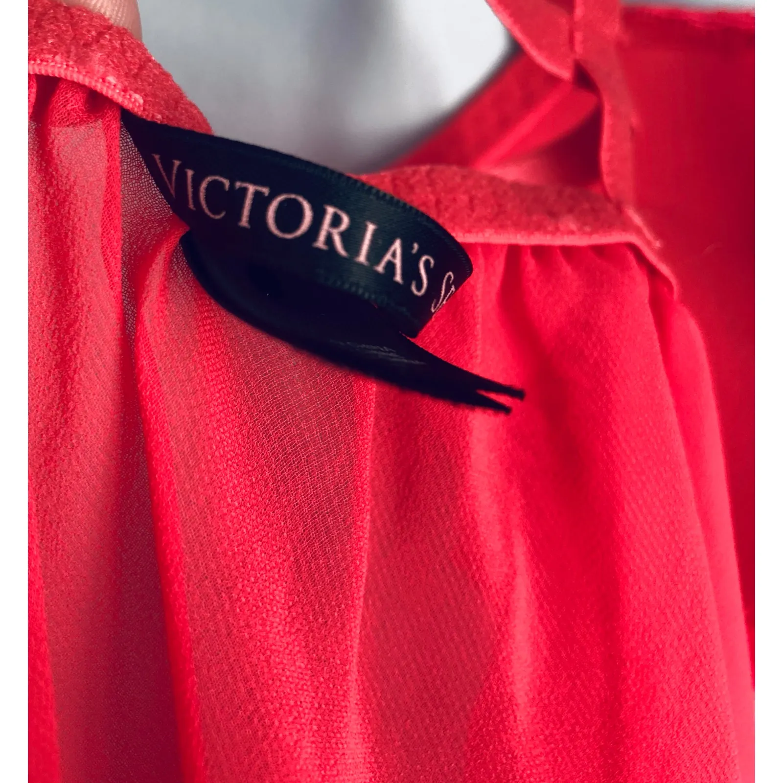 Victoria's Secret Babydoll 36C Pushup Coral Lingerie - Image 6