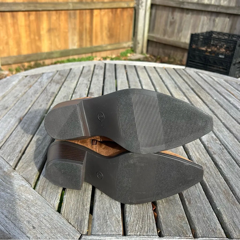 Nwt Women Lorena Boots by Universal Thread size 8 Cognac cowboy cowgirl western - Image 9