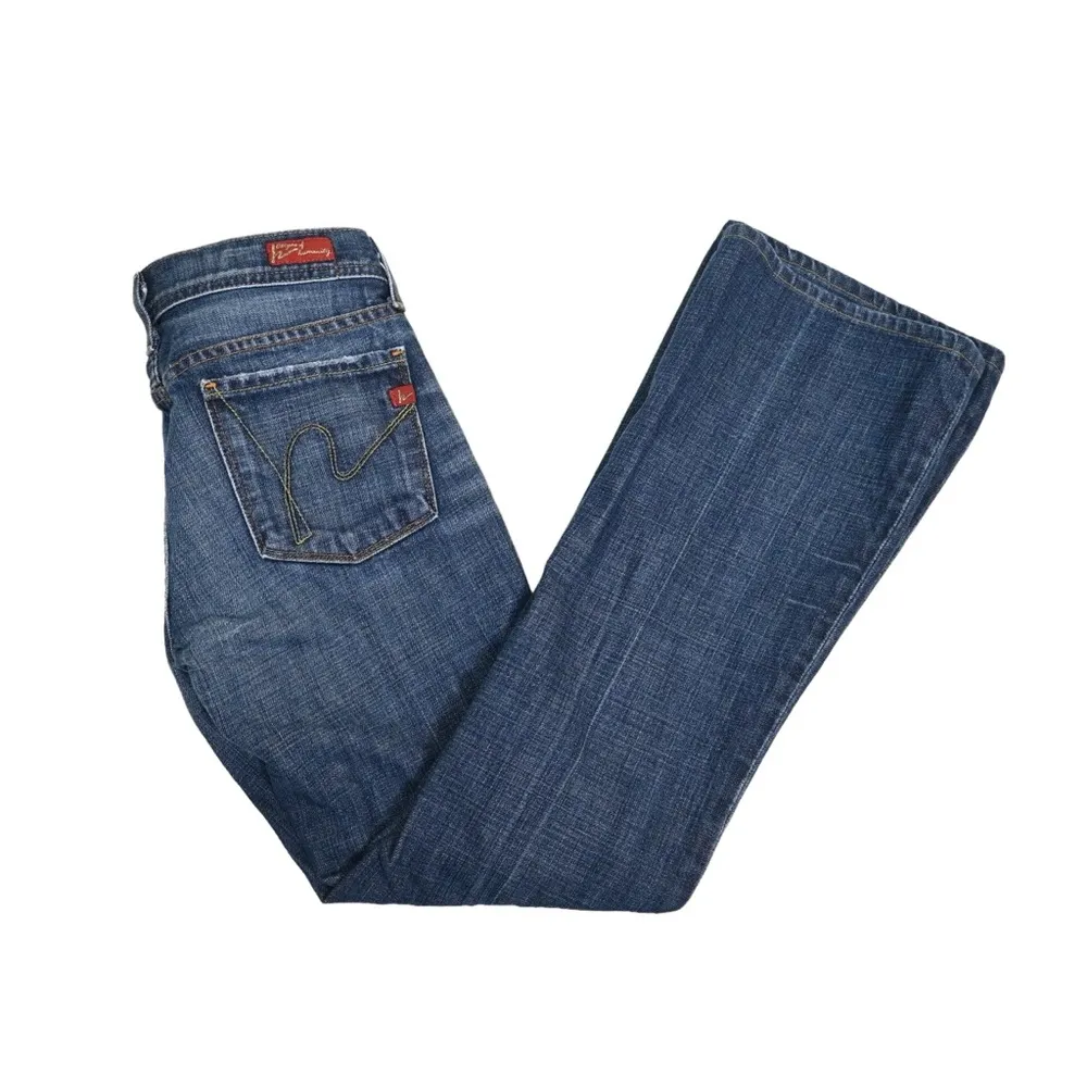Womens 25 Ingrid #002 Low Waist Flair Jeans - Image 3