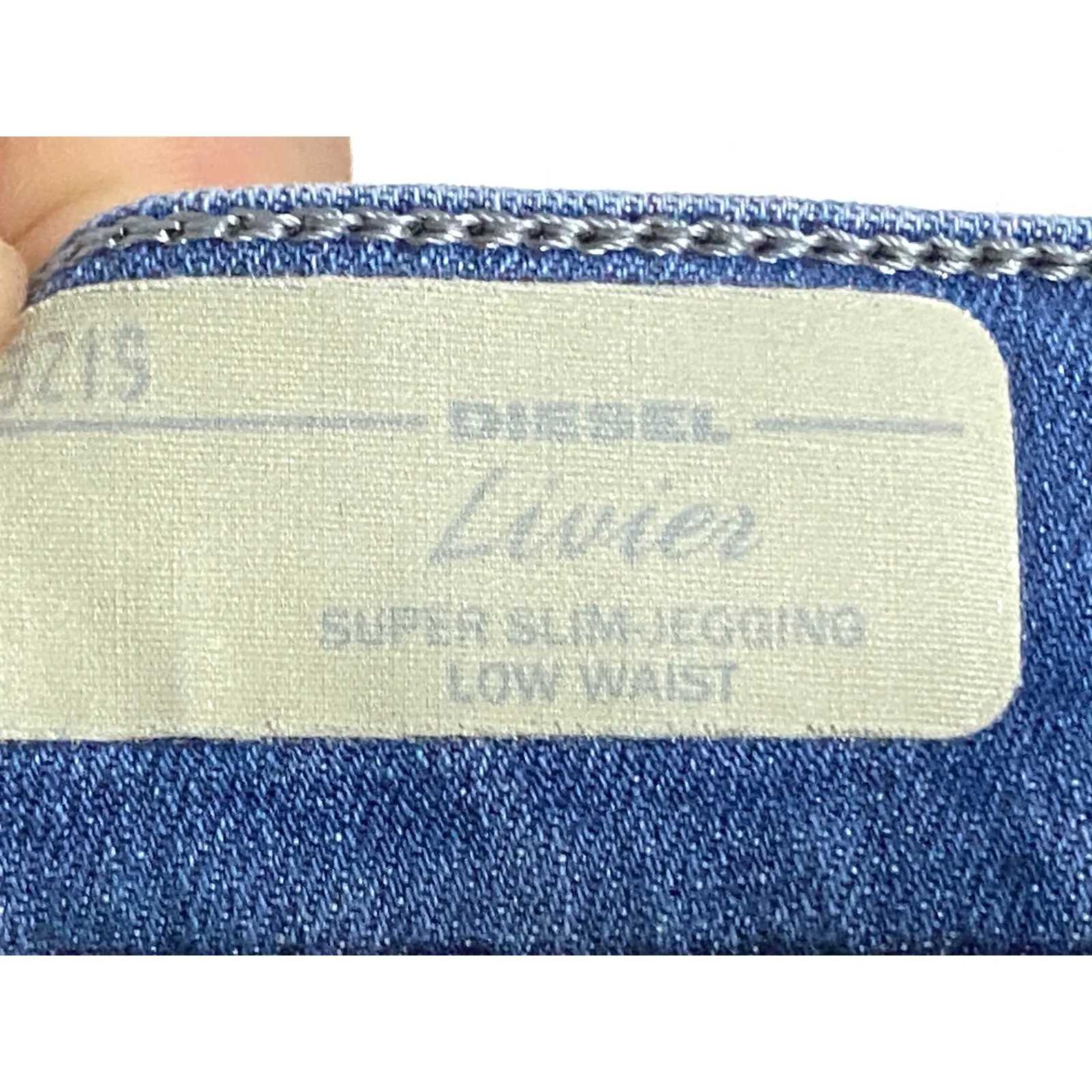 Diesel Livier Super Slim Jegging Jeans Womens 28 Stretch Normcore Capsule Casual - Image 9