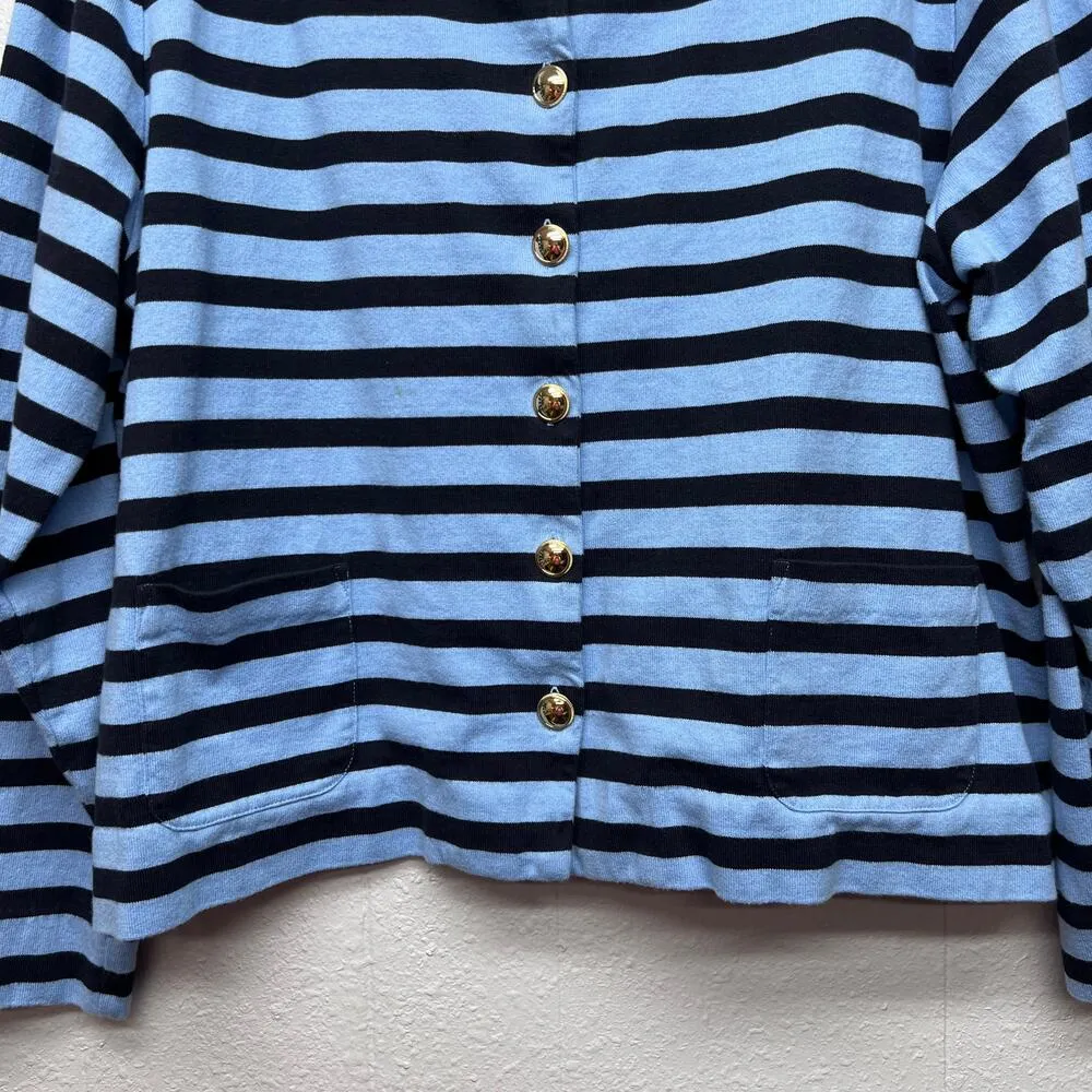 Talbots Cardigan Womens 2X Cotton Stretch Preppy Professional Academia Business - Image 4