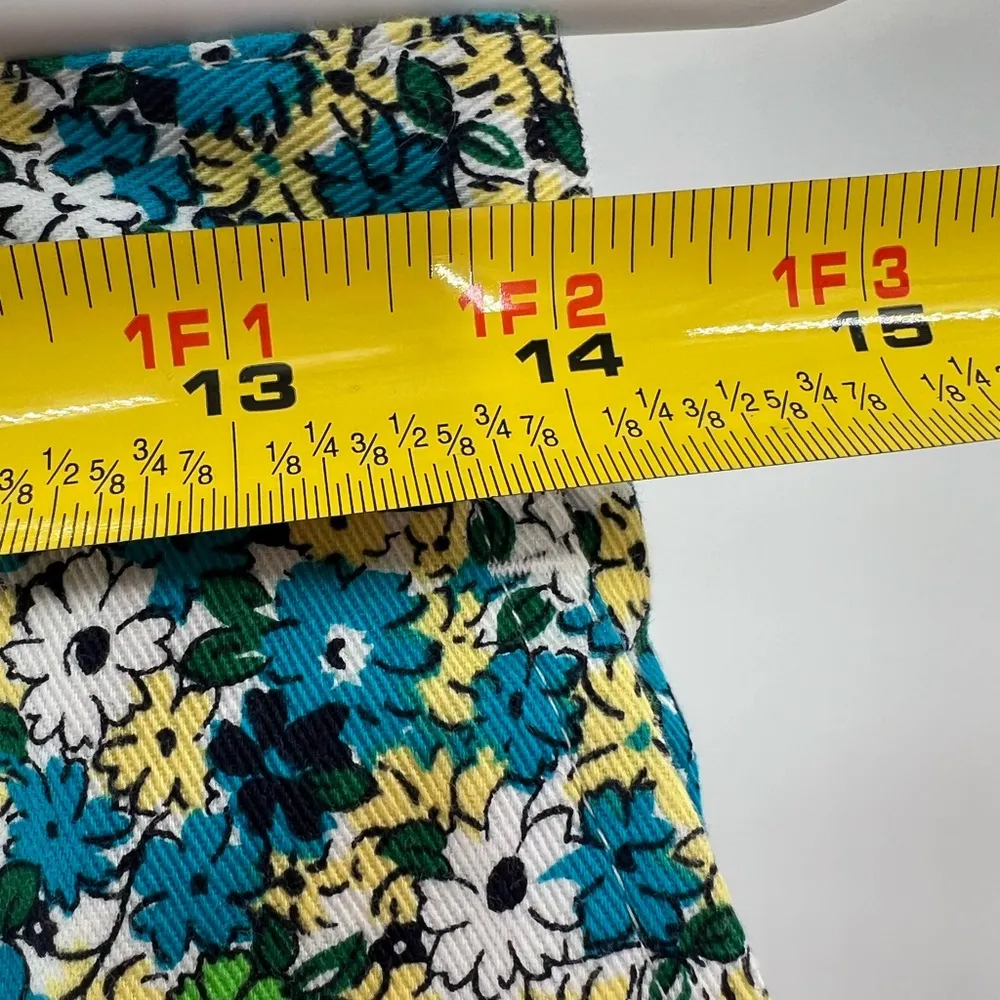 Liz Claiborne high waisted 90s floral vintage shorts 12 summer flowers spring - Image 6