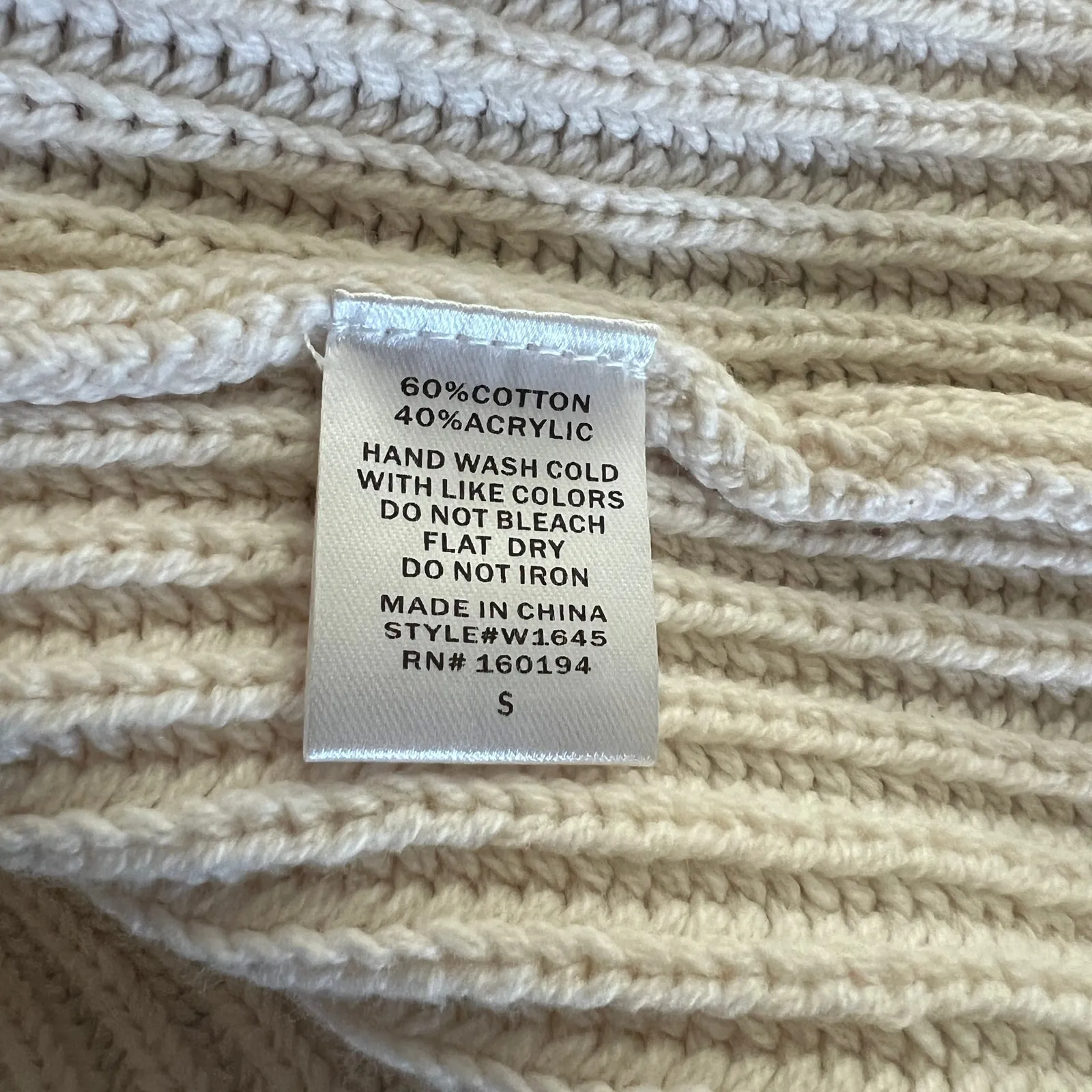 BY TOGETHER Ivory Cream Knit Ribbed Sweater Skirt Small Midi Pencil Pull On NEW - Image 6